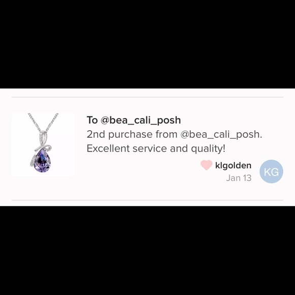 (Last 1) Red drop necklace made with crystal elements. - Picture 2 of 5